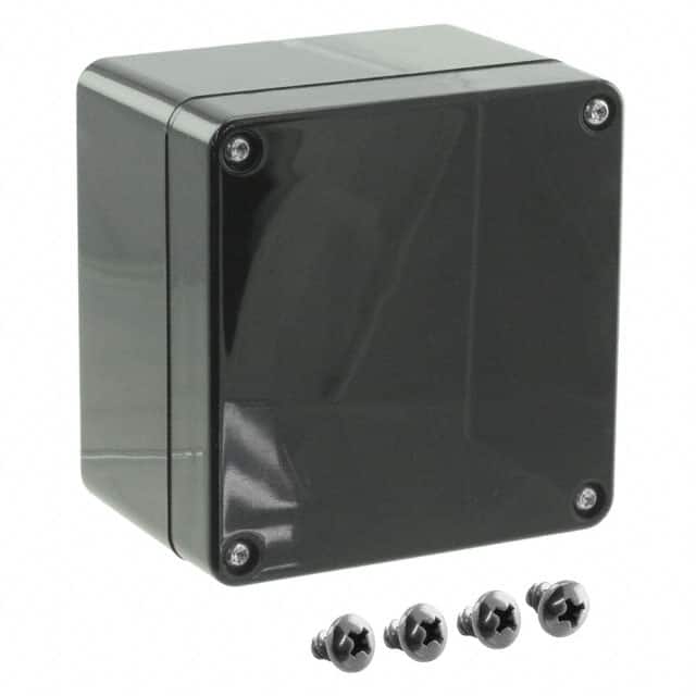 RB33P06B16B BOX PLAS BLK 3.230"L X 3.150"W