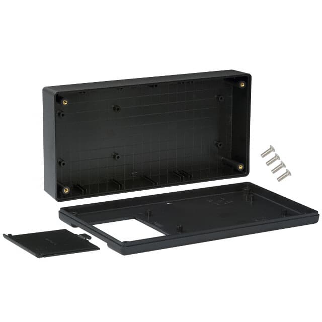 1599HBKBAT BOX ABS BLACK 8.661"L X 4.331"W
