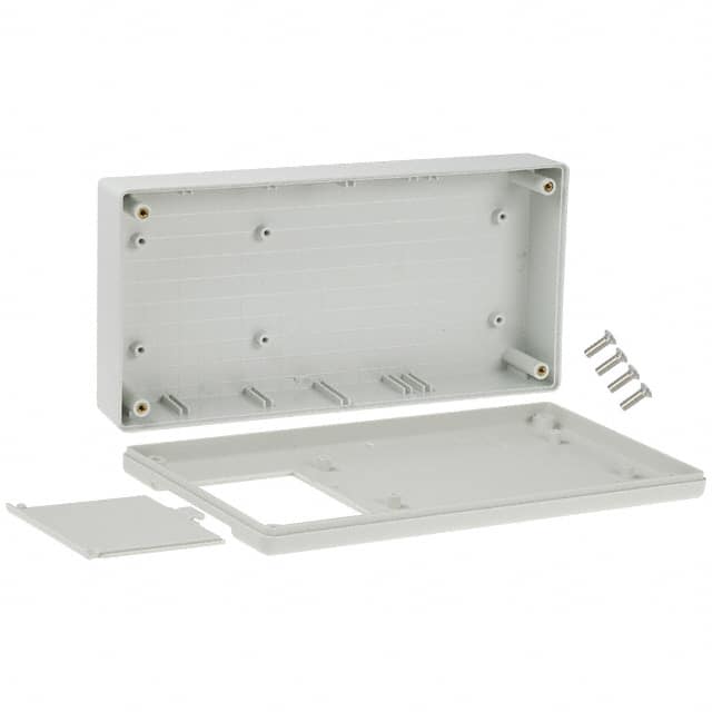 1599HGYBAT BOX ABS GRAY 8.661"L X 4.331"W