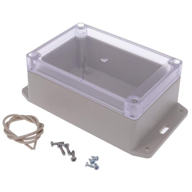 RP1135BFC BOX ABS GRY/CL 6.140"L X 3.450"W