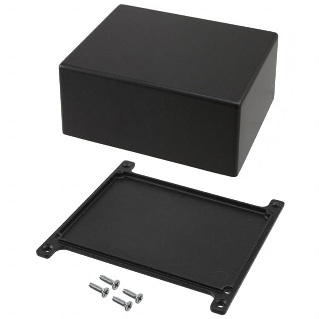 CU-5234-B BOX ALUM BLACK 4.688"L X 3.688"W