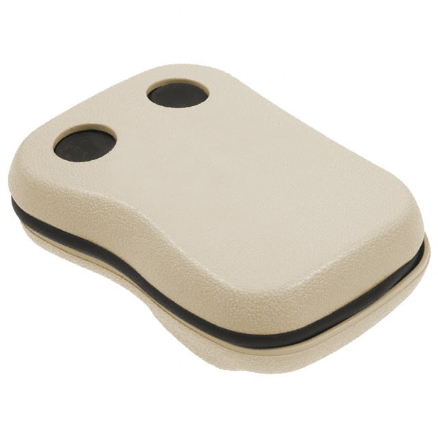CA10B2,AL KEY FOB ABS ALMOND 3.4"LX2.56"W