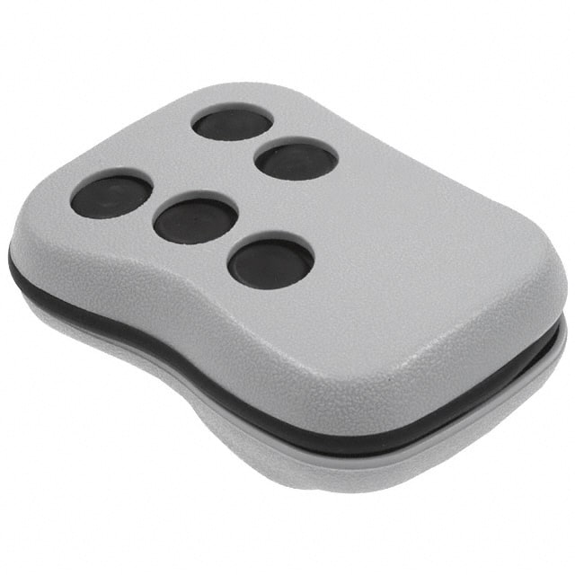 CA10B5,GY KEY FOB ABS GRAY 3.4"L X 2.56"W