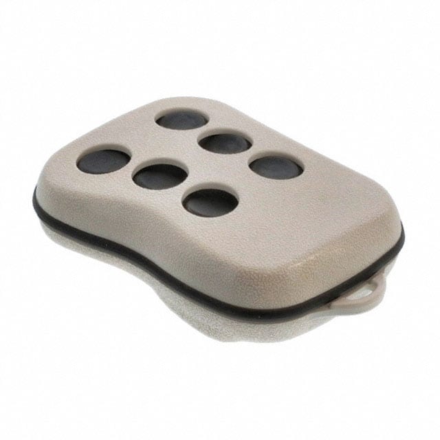 CA10B6,AL KEY FOB ABS ALMOND 3.4"LX2.56"W