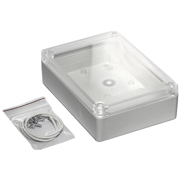 RP1205C BOX ABS GRY/CL 5.709"L X 4.134"W