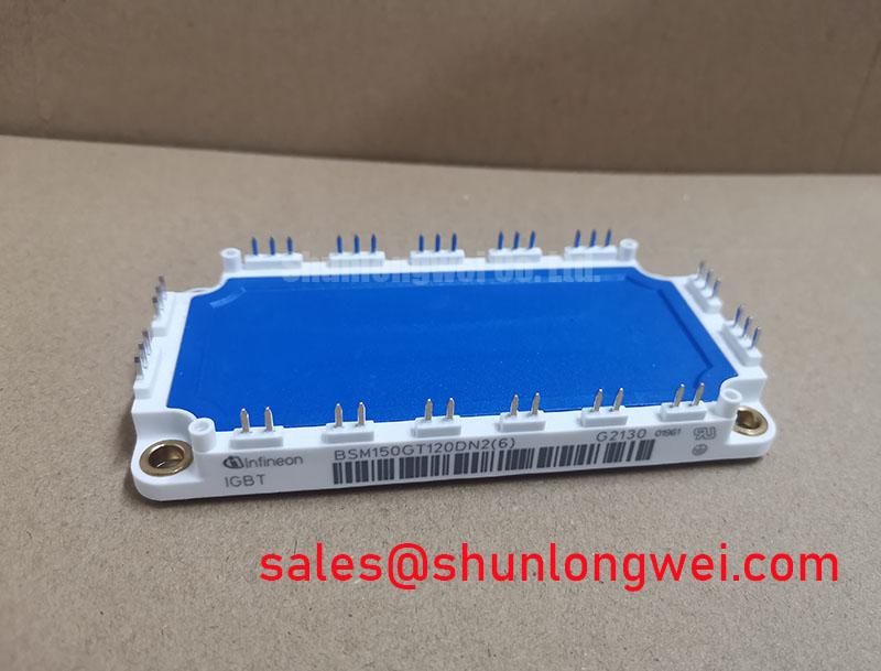 BSM150GT120DN2 The Infineon BSM150GT120DN2 is a 1200V, 150A Half-Bridge IGBT module. It utilizes NPT technology and features an integrated sixpack configuration for efficient power conversion.