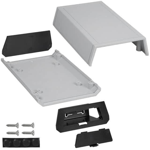 A279V,GY BOX ABS GRAY 5.310"L X 3.350"W