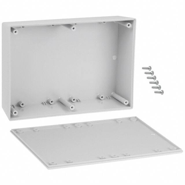073I,GY BOX ABS GRAY 6.880"L X 4.880"W