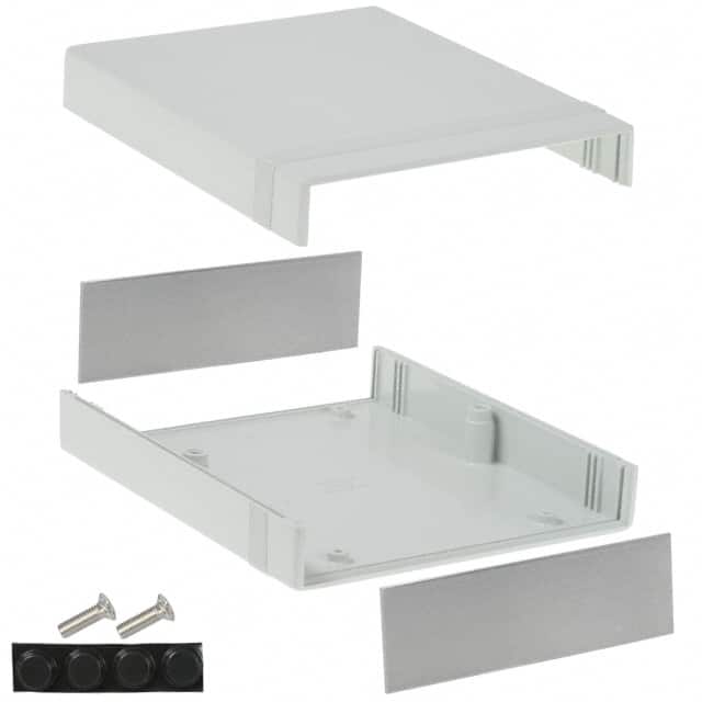 1598CGY BOX ABS GRAY 7.067"L X 6.063"W