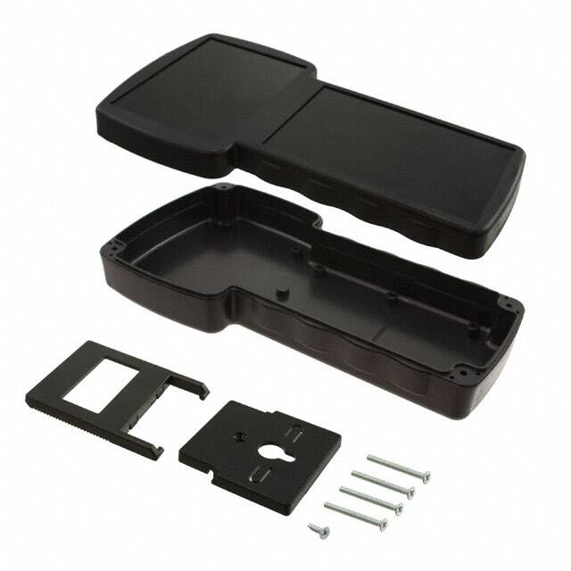 HH-3496-B BOX ABS BLACK 8.268"L X 4.330"W