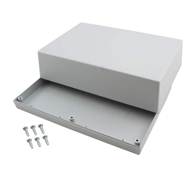 194,GY BOX ABS GRAY 9.500"L X 6.340"W