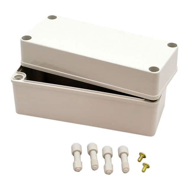 PTS-25323 BOX PLAS GRAY 7.087"L X 3.150"W