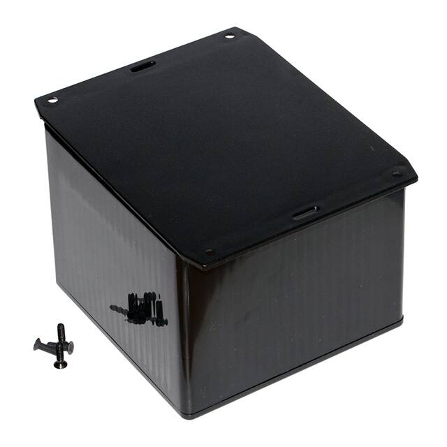 1591VF2BK BOX ABS BLACK 4.695"L X 4.724"W
