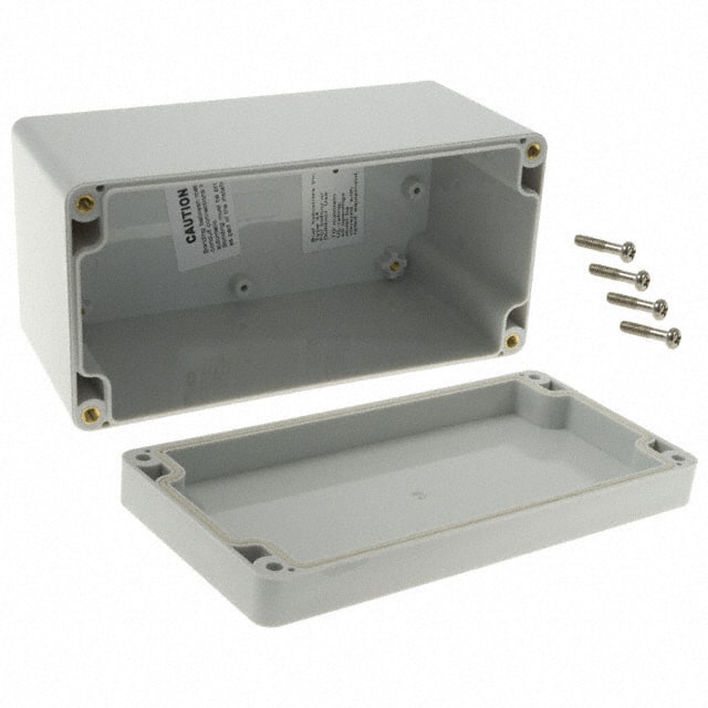 PN-1333 BOX PLAS GRAY 6.299"L X 3.150"W