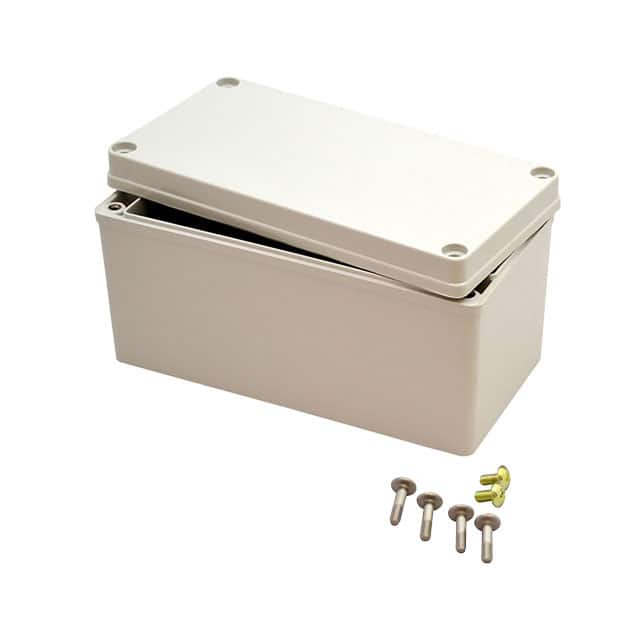 PTS-25317 BOX PLAS GRAY 6.378"L X 3.228"W