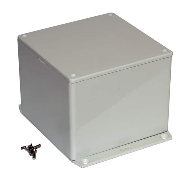 1591VF2GY BOX ABS GRAY 4.695"L X 4.724"W