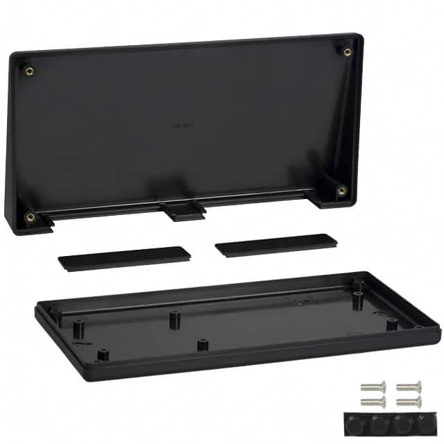 1599HTSBK BOX ABS BLACK 8.661"L X 4.331"W