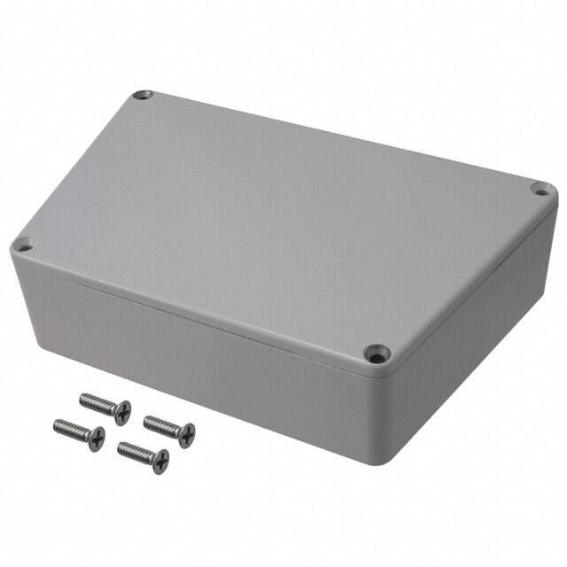 1590TRPCLG BOX ALUM GRAY 5.95"L X 3.74"W
