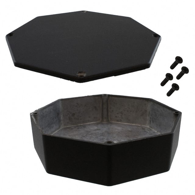 1590STPCBK BOX ALUM BLACK 5.230"L X 5.230"W