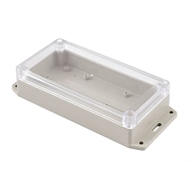 RP1165BFC BOX ABS GRY/CL 7.680"L X 3.440"W
