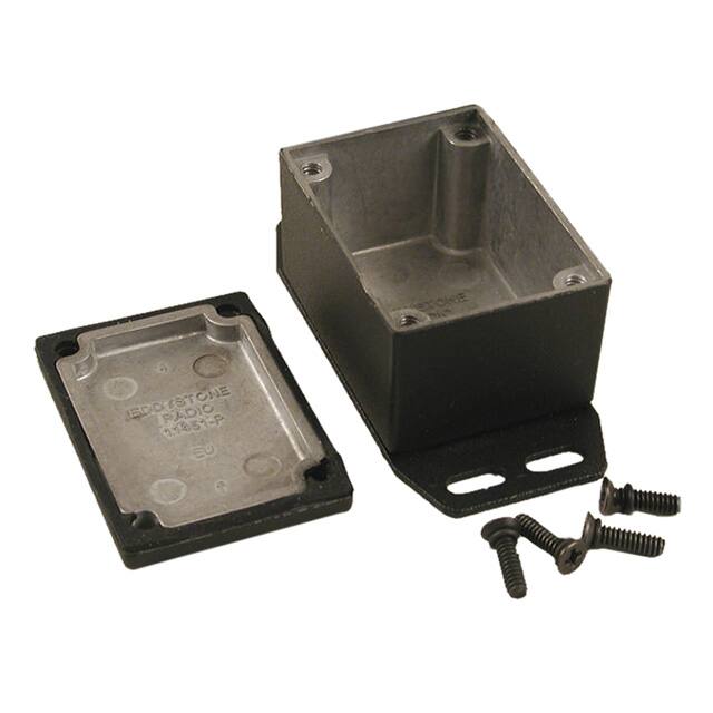 1590WHFBK BOX ALUM BLACK 2.067"L X 1.496"W