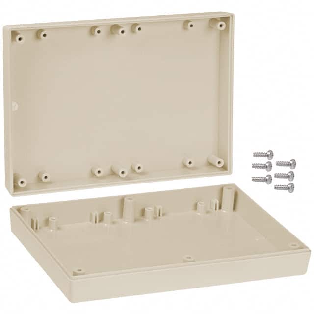 171,AL BOX ABS ALMOND 6.880"L X 4.880"W