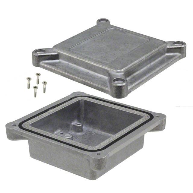 ANS-3801 BOX ALUM NAT 3.787"L X 3.787"W