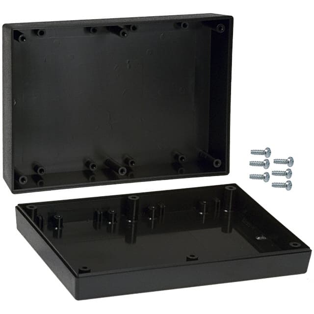172,BK BOX ABS BLACK 6.880"L X 4.880"W