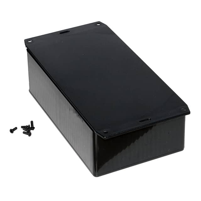 1591EF2BK BOX ABS BLACK 7.443"L X 4.331"W