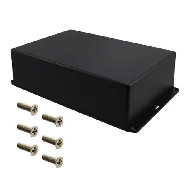 1591XXFFLBK BOX ABS BLACK 8.701"L X 5.906"W