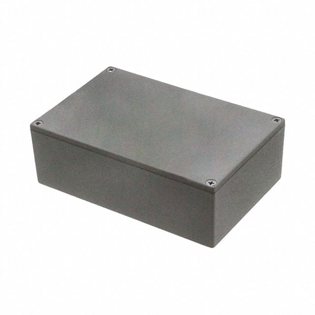 1590JGY BOX ALUM GRAY 5.709"L X 3.740"W