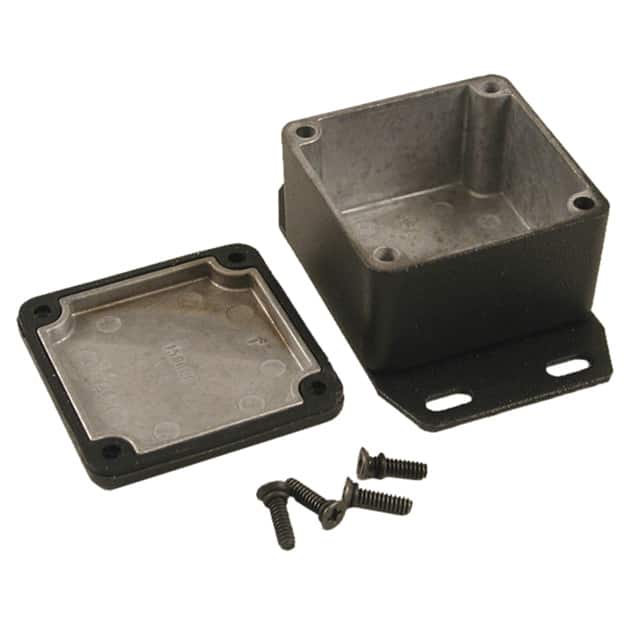1590WLBFBK BOX ALUM BLACK 1.988"L X 1.988"W