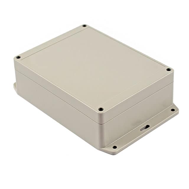 RP1235 BOX ABS GRAY 6.520"L X 4.940"W