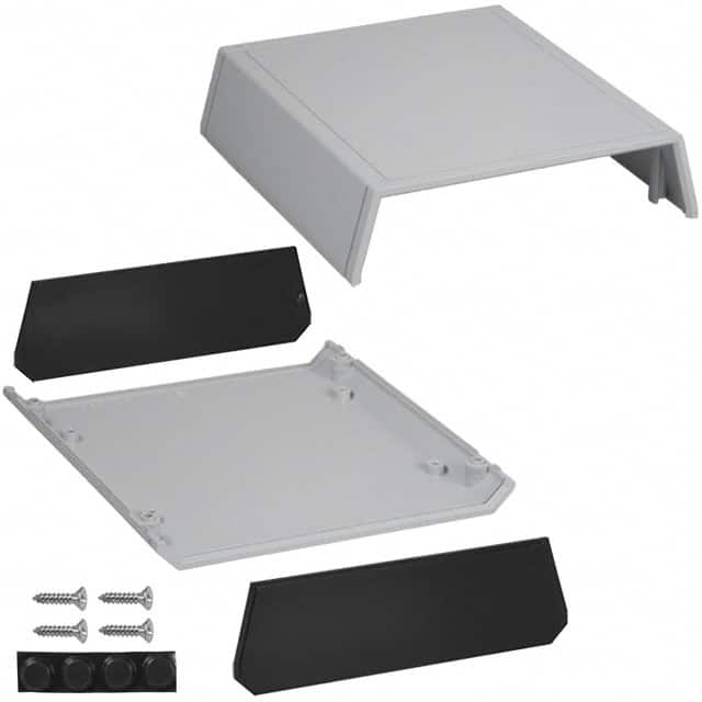 A31,GY BOX ABS GRAY 5.300"L X 5.100"W