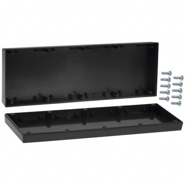 182I,BK BOX ABS BLACK 14.210"L X 4.880"W