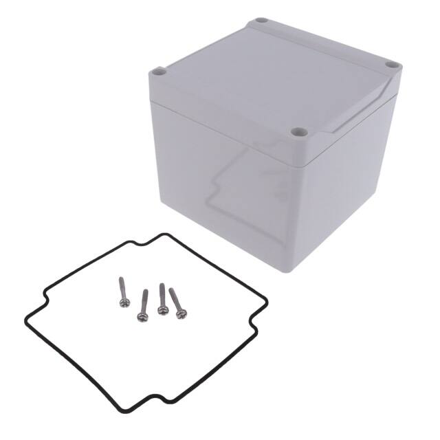 1555LAGY BOX ABS GRAY 4.134"L X 4.134"W