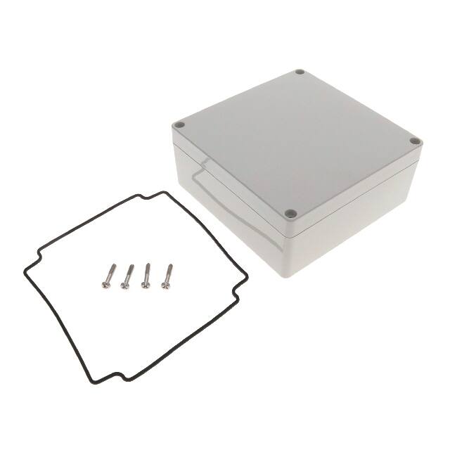 1554QGY BOX ABS GRAY 5.512"L X 5.512"W