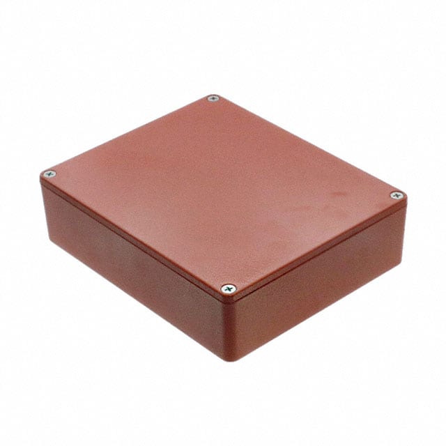 1590XXOR BOX ALUM ORANGE 5.72"L X 4.77"W