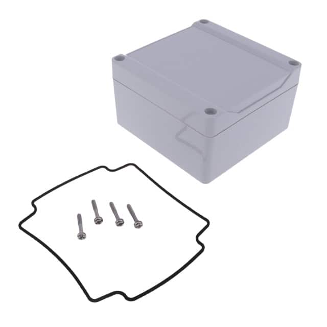 1555L2GY BOX PLAS GRAY 4.134"L X 4.134"W