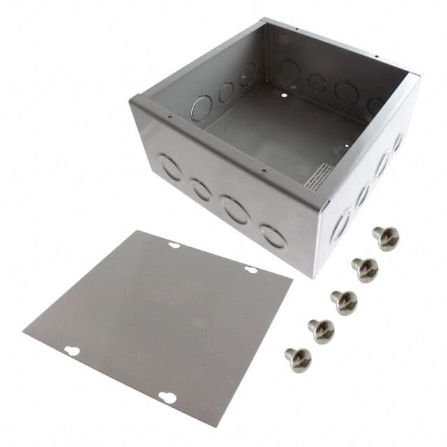 JB-3957-KO BOX STEEL GRAY 4"L X 8"W