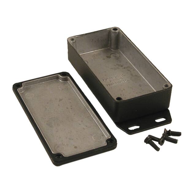 1590WGFBK BOX ALUM BLACK 3.937"L X 1.969"W