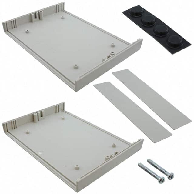 PC-11403 BOX PLAS GRAY 5.300"L X 7.060"W