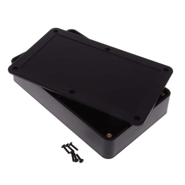 CUR-3296 BOX ABS BLACK 8.320"L X 5.070"W