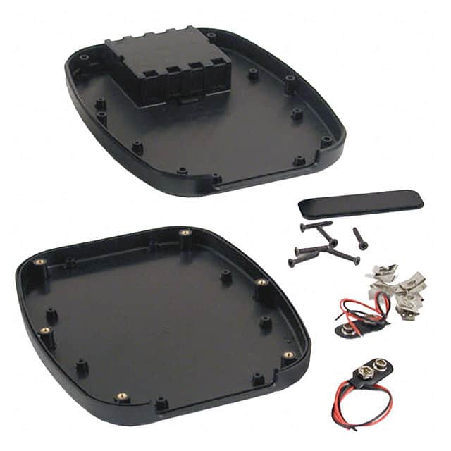 1599TABMBKBAT BOX ABS BLACK 6.692"L X 5.315"W