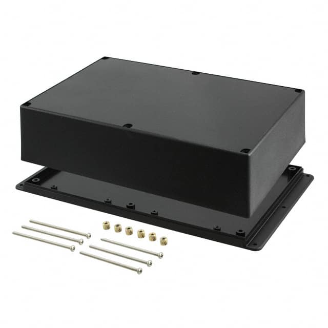WM094RI,BK BOX ABS BLACK 9.500"L X 6.340"W