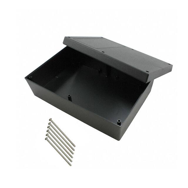 194RI,BK BOX ABS BLACK 9.500"L X 6.340"W