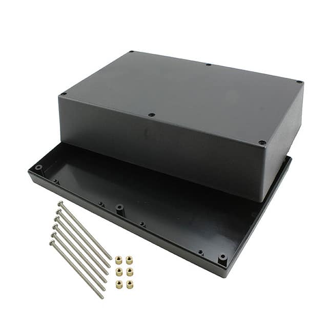 194R,BK BOX ABS BLACK 9.500"L X 6.340"W