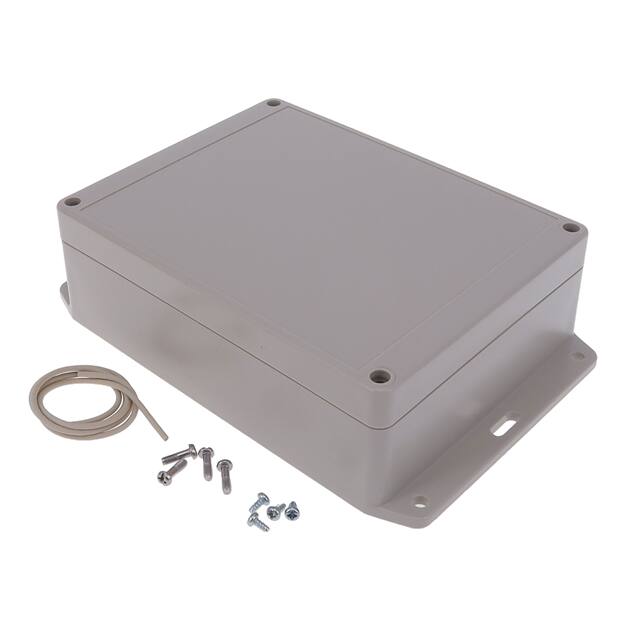 RP1235BF BOX ABS GRAY 7.670"L X 4.940"W