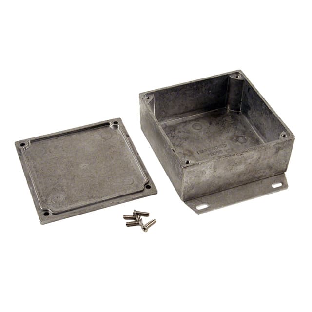 1590YF BOX ALUM UNPTD 3.622"L X 3.622"W