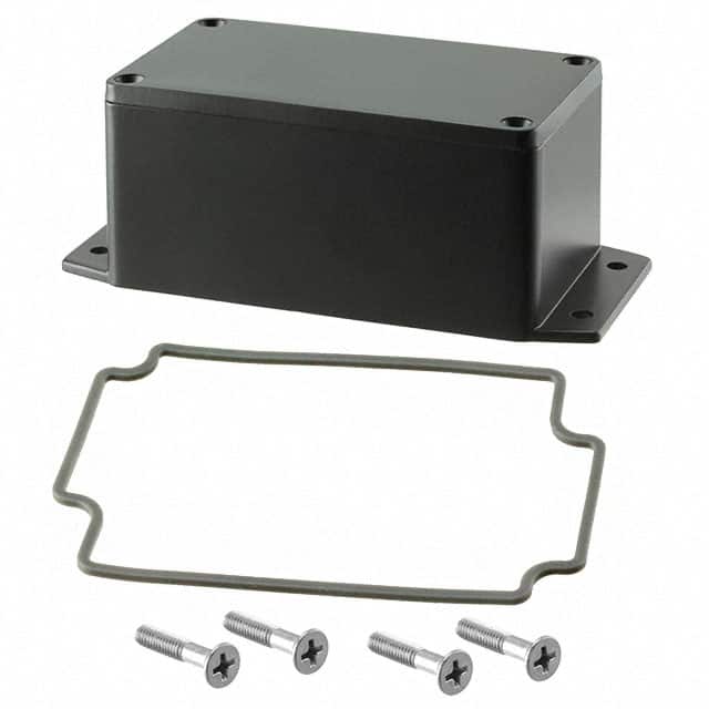 AN-2853-AB BOX ALUM BLACK 4.530"L X 2.560"W